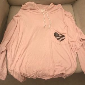 loose pull over hoodie